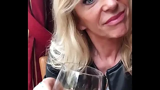 French MILF Marina Beaulieu having sex with BBC in front for their way husband